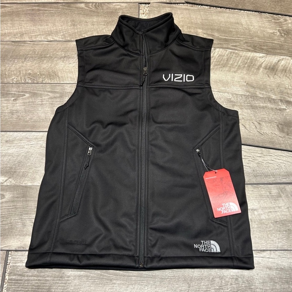 The North Face Black Ridgewell Soft Shell Sleeveless Black Vest Womens Small NWT